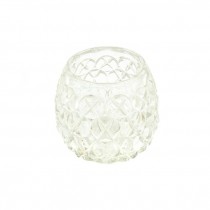 VASE-Round Cut Glass