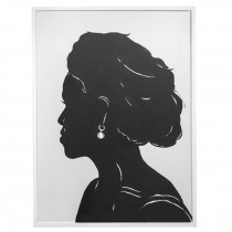 MICHELLE OBAMA-Profile Silhouette