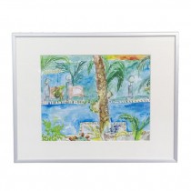 (HDEW0044)PAINTING-Tropical Street