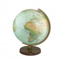 VINTAGE GLOBE-W/Wood Base