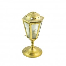 TABLE LAMP-Brass Carriage Lantern