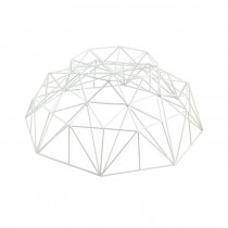 BASKET-Large White Wire Open Basket