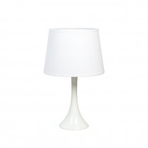 TABLE LAMP-Simple White Ceramic