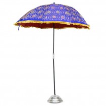 UMBRELLA-Royal Blue w/Gold Sequins