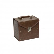 CAMERA CASE-Vintage Brown Leather w/Handle
