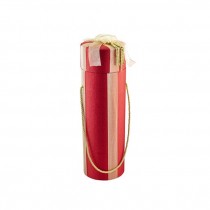 BOTTLE GIFT BOX-Red W/Gold Ribbon