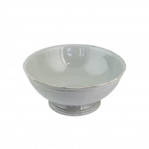 SERVING BOWL-Gray w/Footed Base