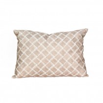 PILLOW-THROW-Rectangular-Pink/Wht Woven Design