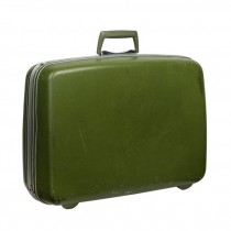 SUITCASE-Vintage Green Samsonite