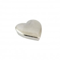 BOX-Silver Metal Heart Shape