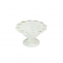 COMPOTE-Vintage Milk Glass W/Pedestal Base