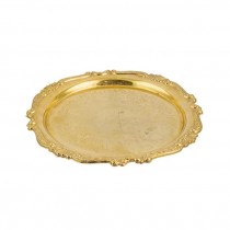 SERVING TRAY-Brass Ornate Edge