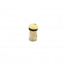 TOOTHPICK HOLDER-Plastic w/Yellow Top