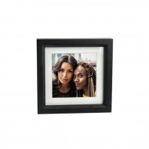 PICTURE FRAME-Black Square-Resin