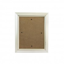 PICTURE FRAME-Brushed Silver Plastic