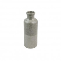 VASE-Double Hue Dark Grey Tapered Bottle (Medium)