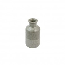 VASE-Double Hue Dark Grey Tapered Bottle (Small)