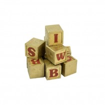 BLOCKS-Learning/ Building Blocks-Gold w/Red