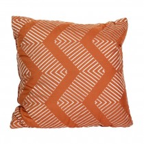 PILLOW-Throw Red Chevron Stripe