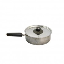 SAUCEPAN-Vintage W/Black Handle & Lid