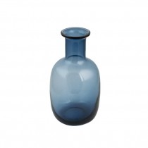 VASE-Blue Glass Bottle