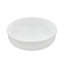 SERVING BOWL-SOLID WHITE