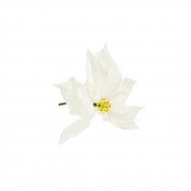 FLOWER-Faux White Poinsettia