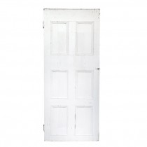 DOOR-White (6) Panel-No Knob