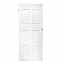 DOOR-White (6) Panel-No Knob