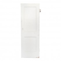 DOOR-White (2) Panel-Long Panel on Top-Short Panel on Bottom