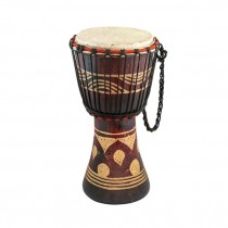 DJEMBE DRUM-African Rope-Tuned, Skin Covered Goblet