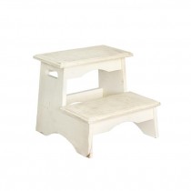 STEP STOOL-Country Pale Painted Wood/(2) Step