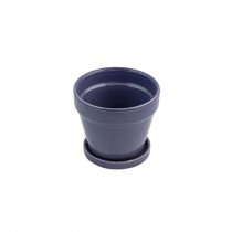 PLANTER-Purple Ceramic Flower Pot