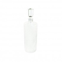 DECANTER-Clear Raised Grid Glass