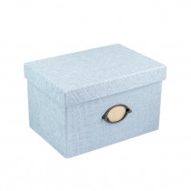 BOX-Light Blue Storage Box W/Lid
