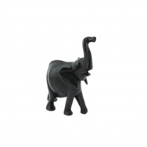 FIGURINE-Wood Carved Mother Elephant