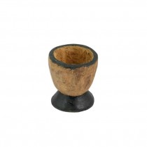 CHALISE-Hour Glass Wood w/Painted Black Pedestal