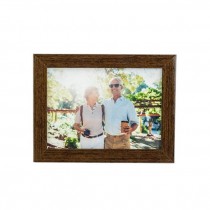 PICTURE FRAME-Brown Glazed Wood