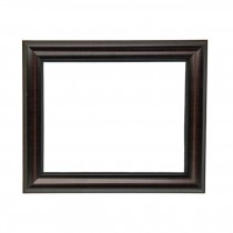 PICTURE FRAME-Wall Hanging Brown w/Beveled Edge