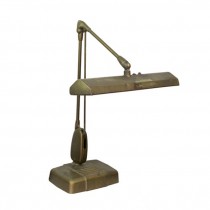 DESK LAMP-Vintage Industrial Brass Lamp w/Swing Arm