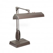 DESK LAMP-Industrial Metal Lamp w/Swing Arm & Switch on Hood