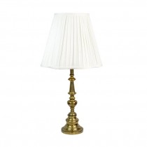TABLE LAMP-Turned Brass