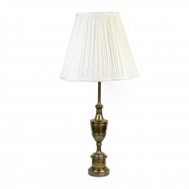 TABLE LAMP-Bronze Urn w/Feathers