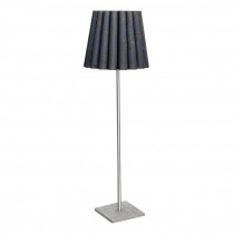 FLOOR LAMP-Chrome Square Base