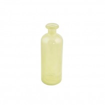 VASE-Frosted Yellow Glass Bottle