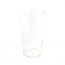 VASE-Clear Glass Oversized Pilsner