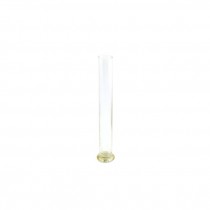 BUD VASE-Tall Clear Glass Cylinder