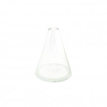 VASE-Thick Clear Glass Cone