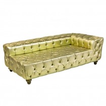 RAF XL Gold Tufted Daybed (Full Back)