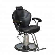 SALON CHAIR-Black Reclining & Height Adjustable